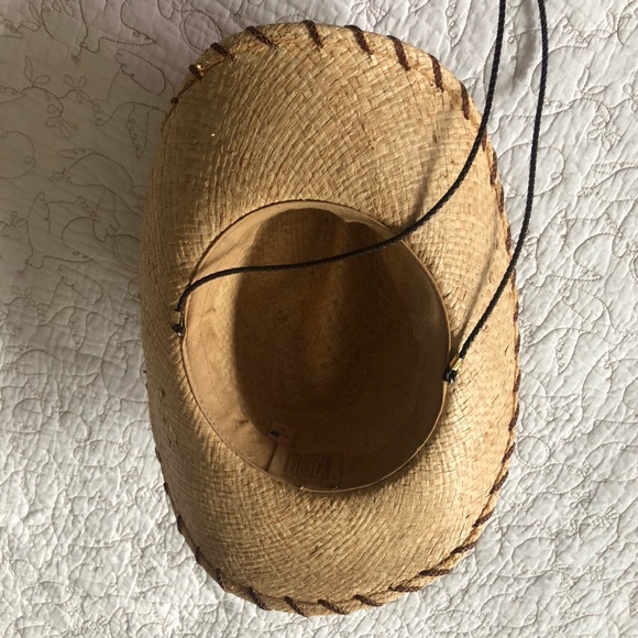 Fiesta cowboy/Cowgirl Straw Hat OS - Picture 11 of 12